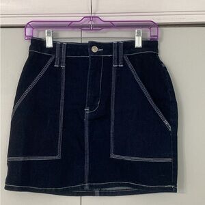 Fashion Nova Indigo Denim Skirt